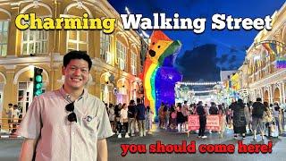 One of the best walking street in Thailand  Phuket Old Town Sunday Night Market Walking street