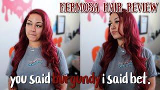 Burgundy is MY Color  Hermosa Hair Review