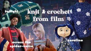  Crocheting & Knitting Pieces from Film  Coraline Across the Spider-Verse Twilight