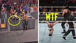 10 Funniest WWE 2K22 Glitches and WTFness