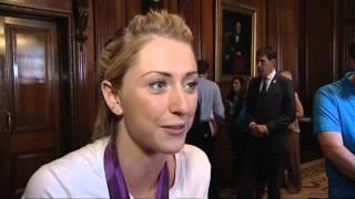 London 2012 Laura Trott talks about her relationship with Jason Kenny