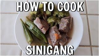 SINIGANG RECIPE FILIPINO SOUR TAMARIND SOUP  MelBeezee Cooks