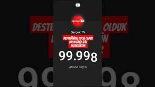 Desteğinizle Gerçek TV 100 Bin oldu Sonsuz teşekkür ediyoruz #gerçektv #shorts #1000subscriber