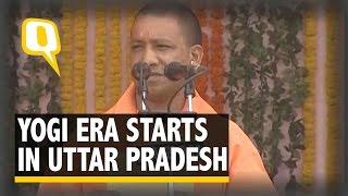 The Quint Yogi Adityanath Sworn In As Uttar Pradesh Chief Minister