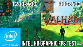 Valheim INTEL HD GRAPHIC low End PC Gameplay FPS Test