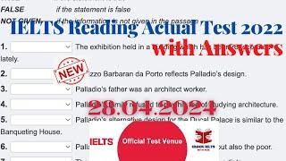 IELTS Reading Actual Test 2024 with Answers