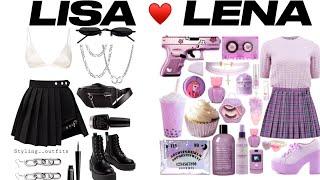 Lisa or Lena black vs  purple 10000 subscribers special