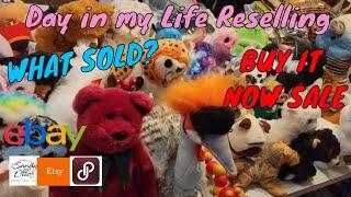 The Thrift Hunter  Buy It Now Sale  What Sold Vlog  Full-Time Reseller #thrifting