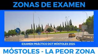 ¡CUIDADO La PEOR Zona del EXAMEN PRÁCTICO de CONDUCIR en MÓSTOLES 2024