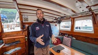 Sailing The World  One Man And His Sailboat  Full Tour Of His Tiny Home