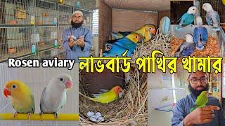 Rosen aviary লাভবার্ড পাখির খামার  Love birds farm in Bangladesh