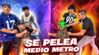 MEDIO METRO VS COMANDANTE PATILLAS se PELEAN y la Granja RIfa