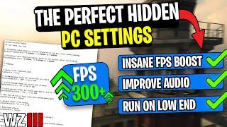 *BEST* Warzone Hidden PC Settings  FPS Boost & Improve Performance