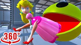 Princess Peach 360 - Pacman  360 video funny meme  VR360° Experience
