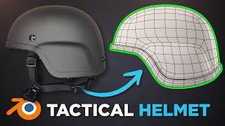 Topology Study - Tactical PASGT Helmet Part 1  - 3D Modeling