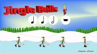 Jingle Bells  Kids Christmas Songs  Rhythm practice  Lectura rítmica- Musicograma