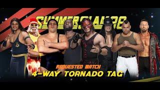 WWE 2K23 Hogan & Shanky vs André the Giant & Omos vs Kane & Undertaker vs Azeez & T -Bar REQUEST