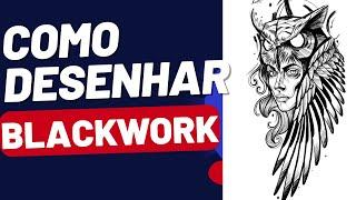 Aprenda a desenhar blackwork