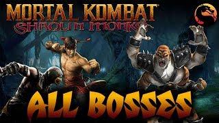 Mortal Kombat Shaolin Monks - All Bosses + 1080p60 PS2