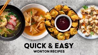 Super Quick & SUPER EASY Wonton Recipes  Marion’s Kitchen