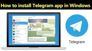 How to install Telegram app in Windows 10 8.1 7 in Desktop or PC?  Smart Enough