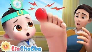 Daddys Got a Boo-boo   The Boo Boo Song for Kids  Kids Songs & Nursery Rhymes  LiaChaCha