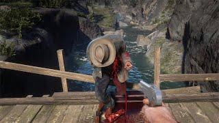 Red Dead Redemption 2  Torturing and Brutally Killing NPCs #29 Euphoria Ragdolls