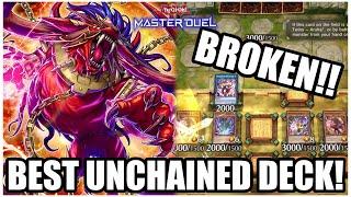 BEST UNCHAINED DECK in MASTER DUEL CRAZY COMBOS