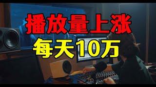 播放量从300涨到每天10万，新手最好的机会，方法一点都不难