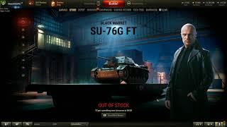 WoT SU 76I 15k Gold... black market