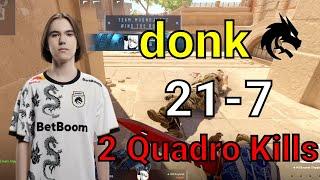 CS2 donk pov Faceit Anubis 21-7 Triple Kills & 2 Quadro Kills  20240630  #cs2 #csgo