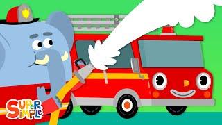 Here Comes The Fire Truck  Kids Songs  Super Simple Songs