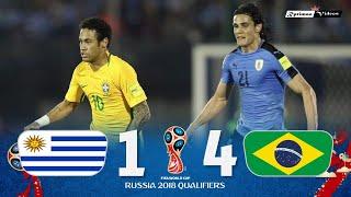 Uruguay 1 x 4 Brasil Paulinho Hat-Trick ● 2018 World Cup Qualifiers Extended Goals & Highlights HD