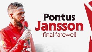 Pontus Janssons FULL Final Farewell speech 
