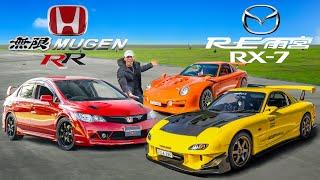 JDM Legends Battle Mugen RR Honda Civic Type R vs RE Amemiya Mazda FD RX7