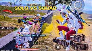 iPhone 13 - Intense SOLO VS SQUAD New Mode RUSH GAMEPLAY WITH VOICEOVER on iPhone 13 BGMI GAMEPLAY