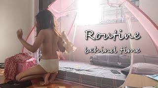 Busy morning routine Daily girls vlog