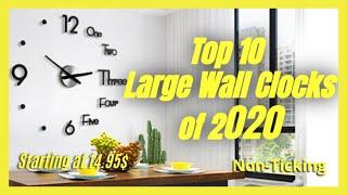 Top 10 Best Large Wall Clocks in 2022  Wall Clock 2022  Best 10 Silent Wall Clocks Review