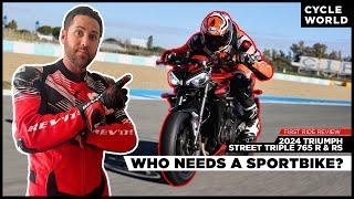 Will This Triumph KILL The Modern Sport Bike?  Triumph Street Triple R & RS