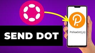 How to Send DOT from Polkadot.js Step by Step