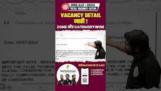 RRB ALP Vacancy Detail जारी I Official Notice आ गया 