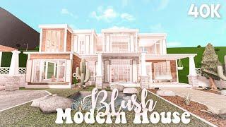 40k Blush modern house - Bloxburg build