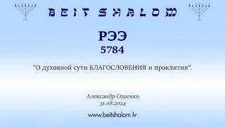 РЭЭ 5784. О духовной сути БЛАГОСЛОВЕНИЯ и проклятия. Александр Огиенко 31.08.2024