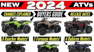 New 2024 ATV Models Released Rancher Foreman + Rubicon