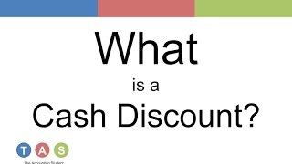 What is a Cash Discount?