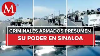 Captan a grupo armado en carretera de Guasave Sinaloa