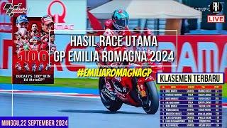 Hasil Motogp Hari iniHasil Race Gp Emilia Romagna 2024Klasemen Motogp 2024 Terbaru