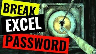 How to remove a password from a protected worksheet or workbook in Excel