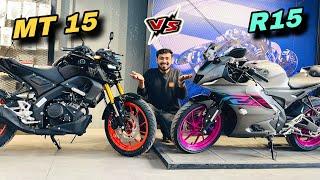 Yamaha R15 V4 Vs Yamaha MT 15  Which is Best Bike  Detailed Comparison  MT 15 Vs R15 V4 