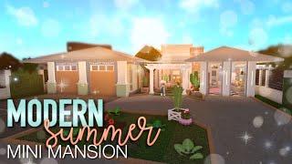 Modern Summer Mini Mansion  Welcome to Bloxburg